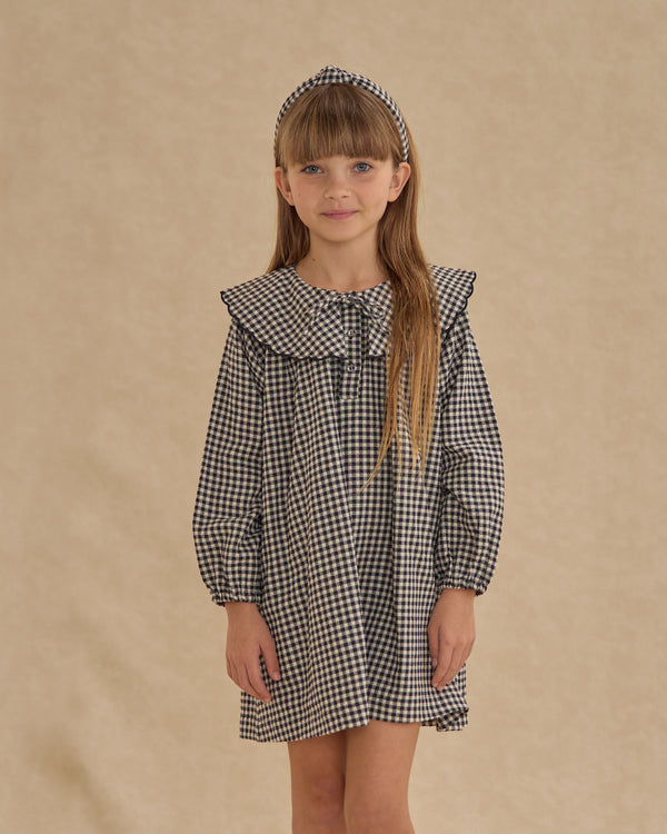 Rylee Cru Mini Dress Black Gingham