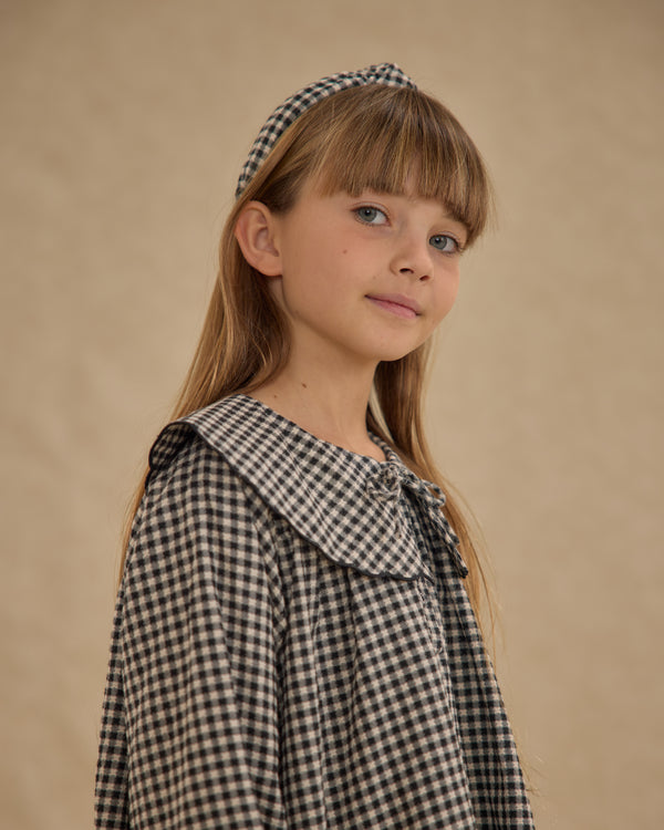 Rylee Cru Mini Dress Black Gingham