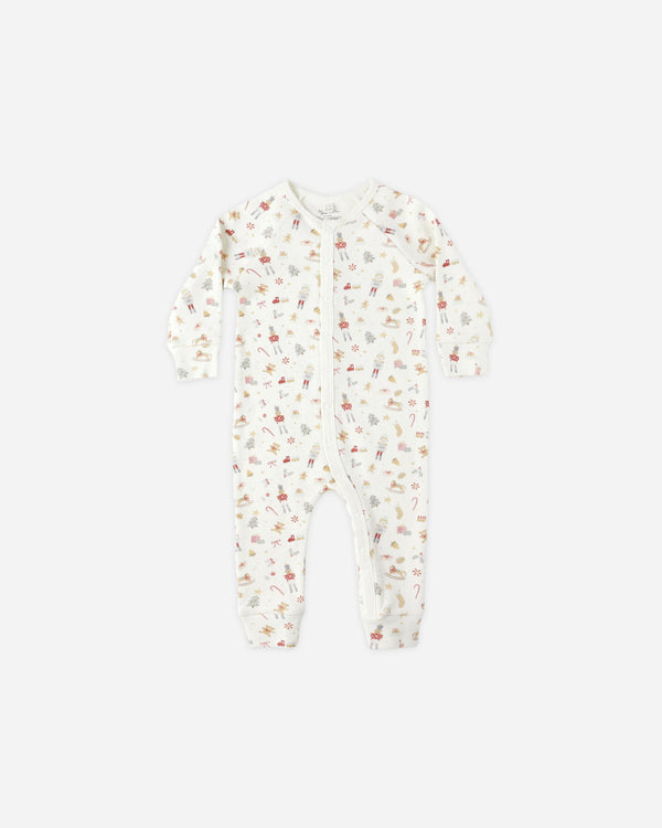 rylee cru Organic Long John Pajamas Festive