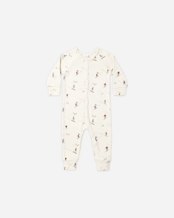 rylee cru Organic Long John Pajamas Skiers