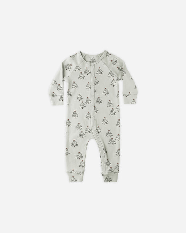rylee cru Organic Long John Pajamas Trees