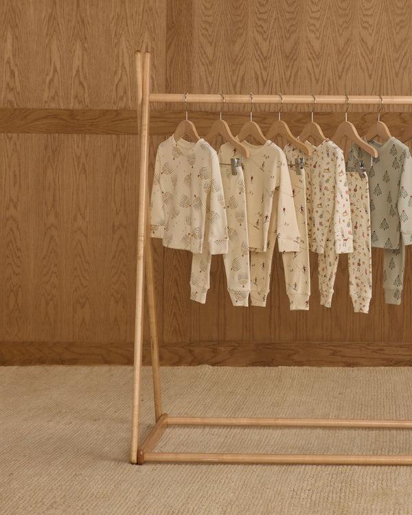 Rylee Cru Organic Long Sleeve Pajama Set Hanukkah