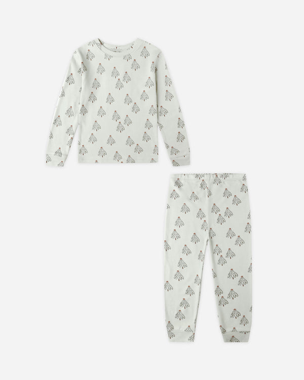 rylee cru Organic Long Sleeve Pajama Set Trees