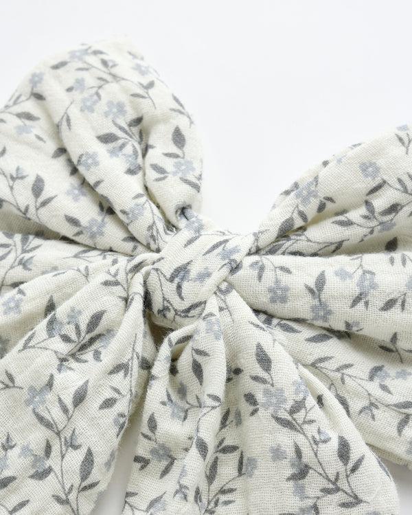 Rylee Cru Oversized Bow Blue Vines