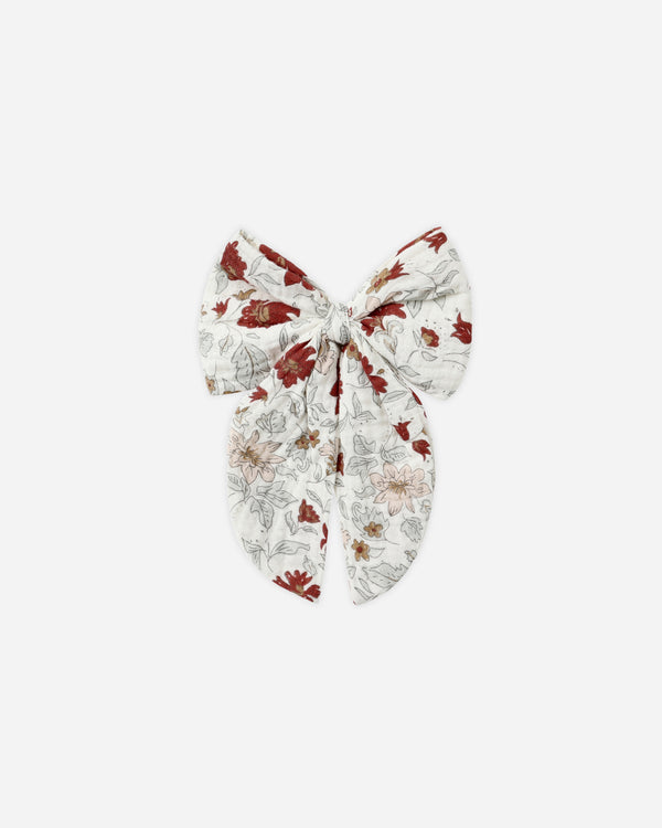 rylee cru Oversized Bow Holiday Floral