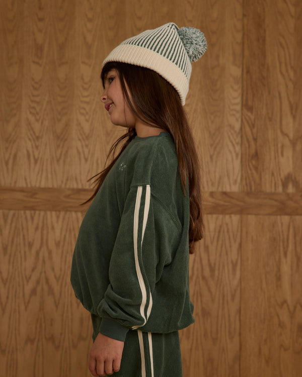 Rylee Cru Oversized Sweatshirt Green