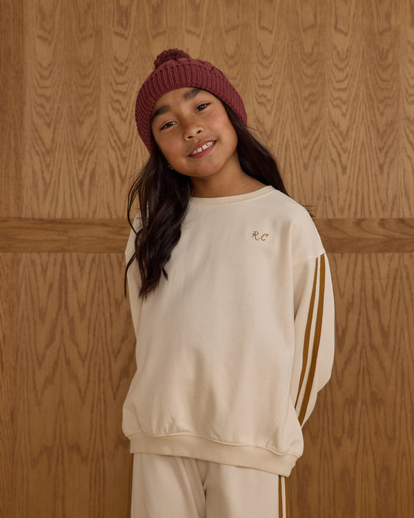 Rylee Cru Oversized Sweatshirt Natural