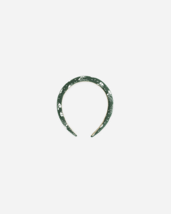 rylee cru Padded Headband Green Ditsy