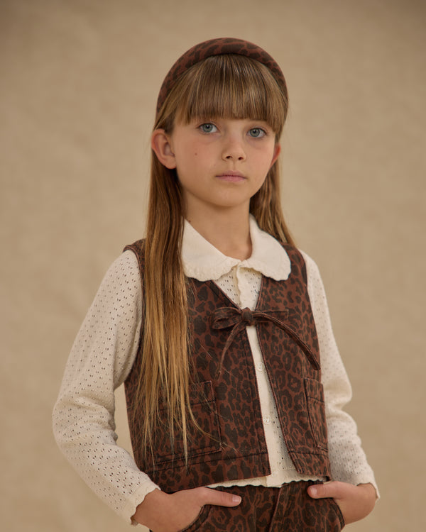 Rylee Cru Padded Headband Leopard