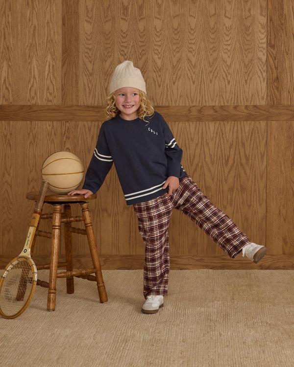 Rylee Cru Palmer Pant Burgundy Plaid