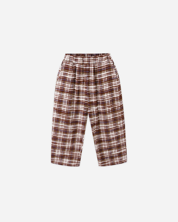rylee cru Palmer Pant Burgundy Plaid