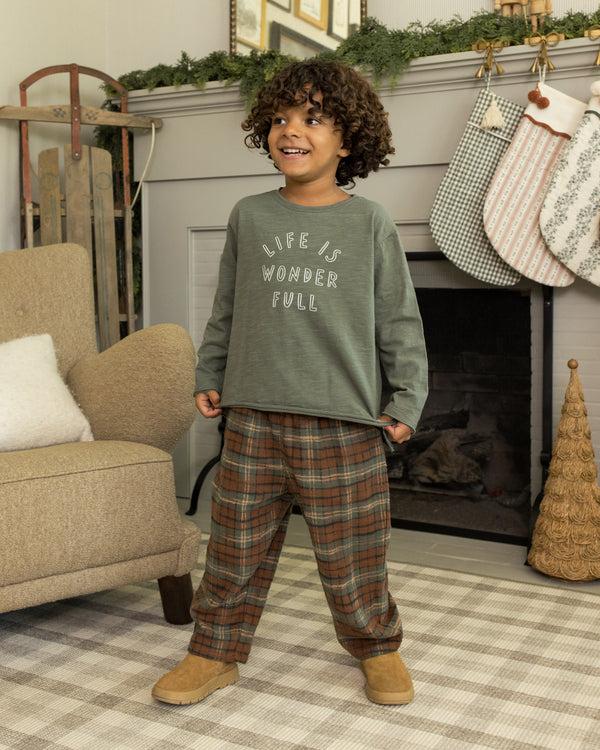 Rylee Cru Palmer Pant Holiday Plaid
