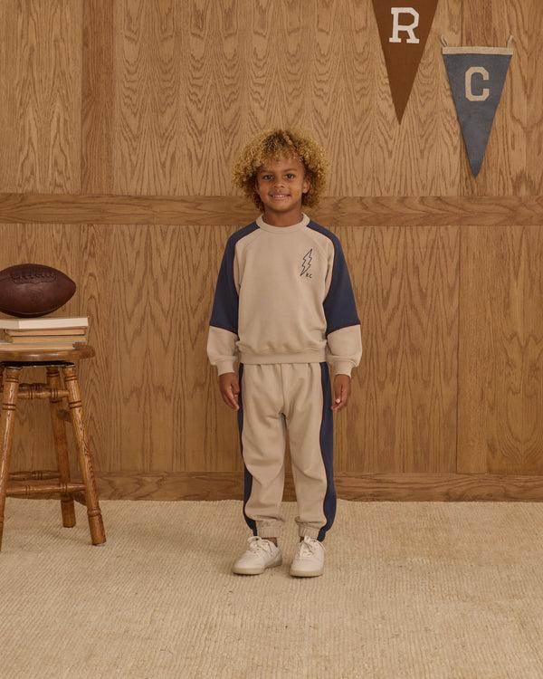 Rylee Cru Paneled Sweatpant Stone