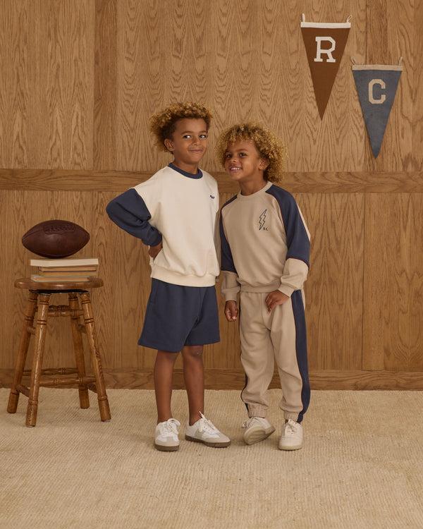 Rylee Cru Paneled Sweatpant Stone