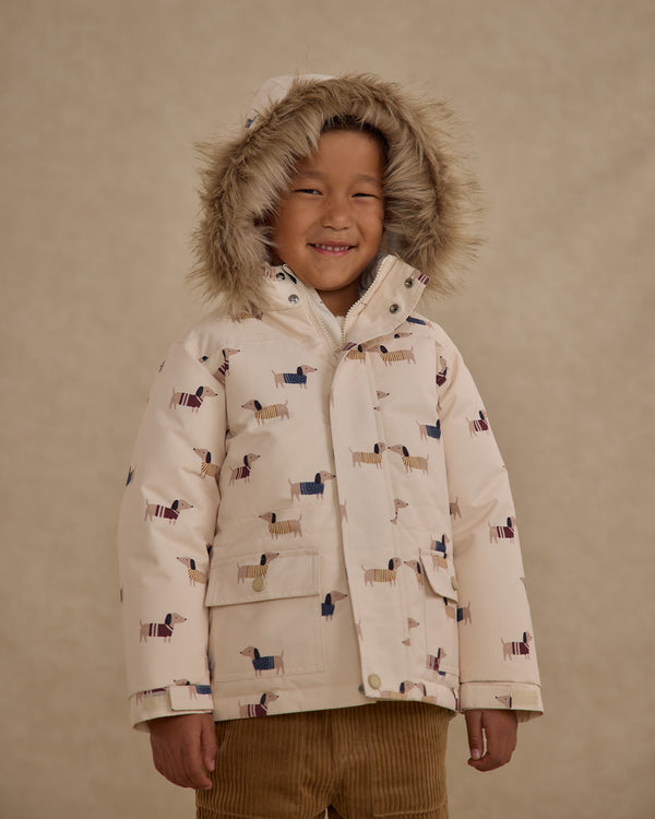 Rylee Cru Parka Ski Jacket Dachshund