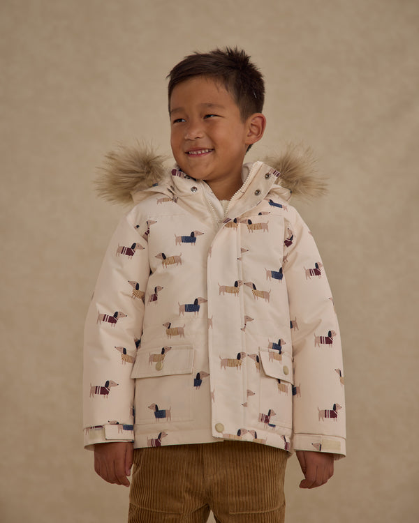 Rylee Cru Parka Ski Jacket Dachshund