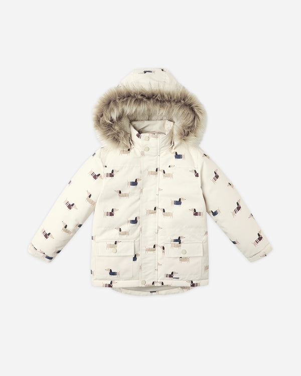 rylee cru Parka Ski Jacket Dachshund
