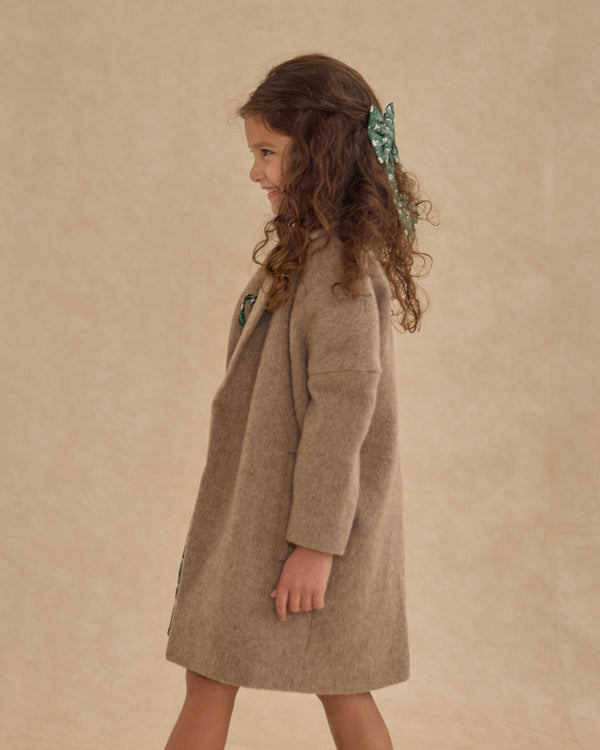 Rylee Cru Presley Longline Coat Camel