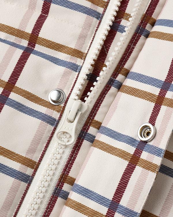 Rylee Cru Puffer Jacket Multi-Plaid