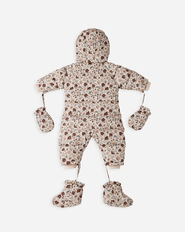Rylee Cru Puffer Snowsuit Posy