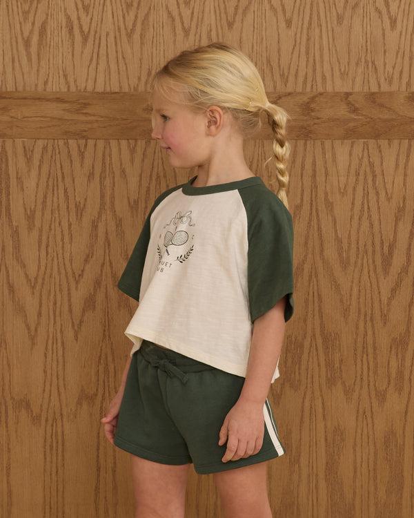 Rylee Cru Racer Track Short Green