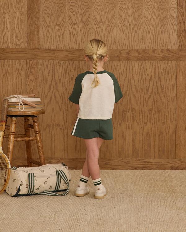 Rylee Cru Racer Track Short Green