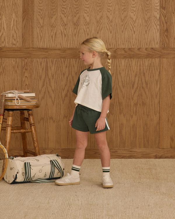 Rylee Cru Racer Track Short Green