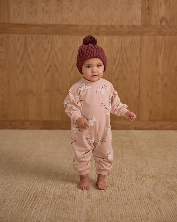 Rylee Cru Raglan Jumpsuit Poodles