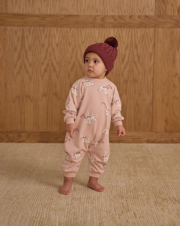 Rylee Cru Raglan Jumpsuit Poodles