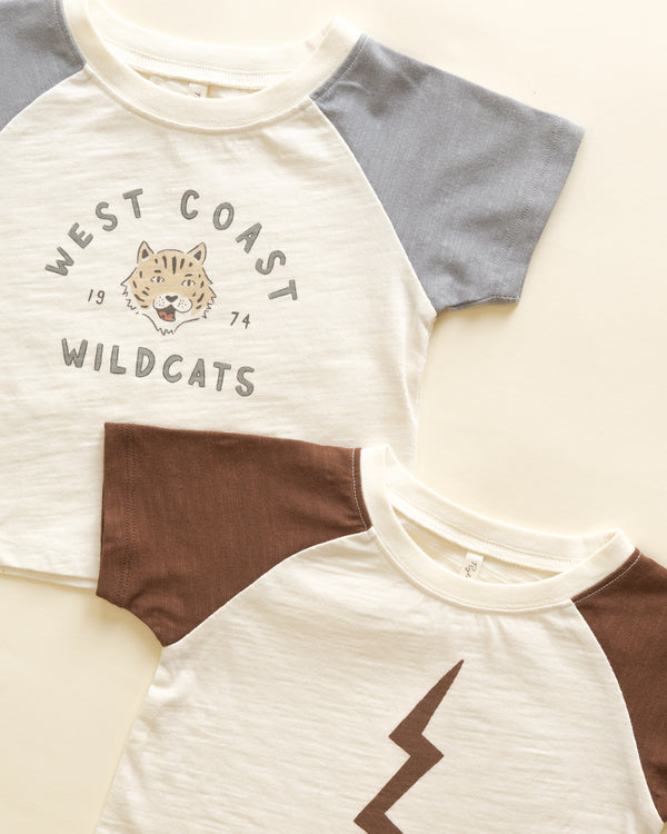 Rylee Cru Raglan Short Sleeve Tee Wildcats