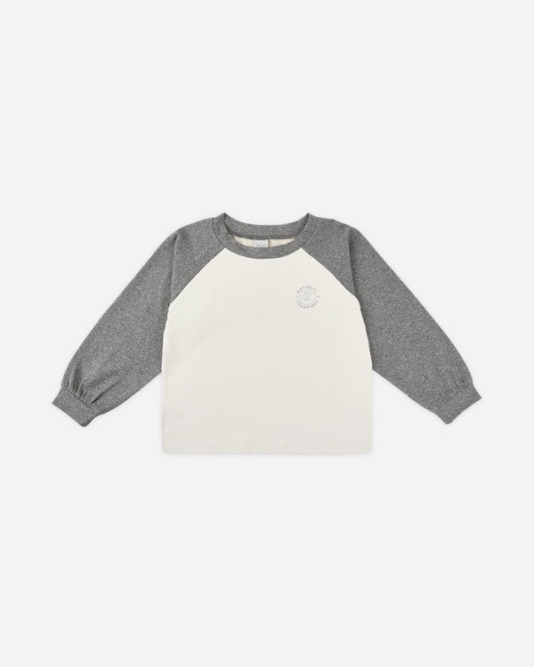 rylee cru Raglan Tee Heathered Grey