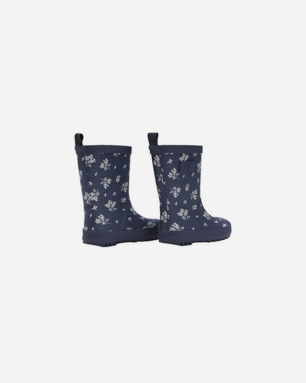 Rylee Cru Rainboot Blue Floral