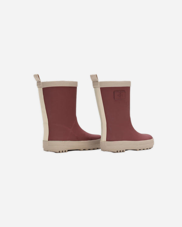 Rylee Cru Rainboot Burgundy