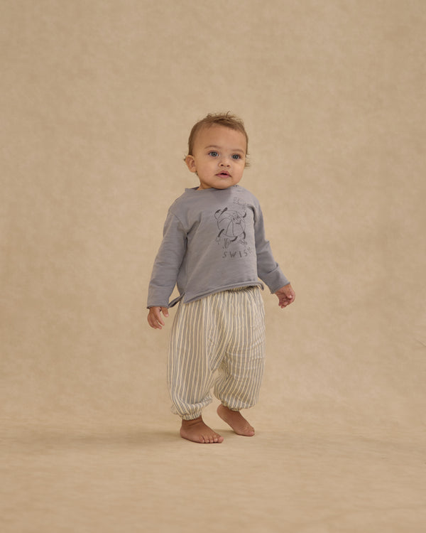 Rylee Cru Raw Edge Long Sleeve Tee Basketball