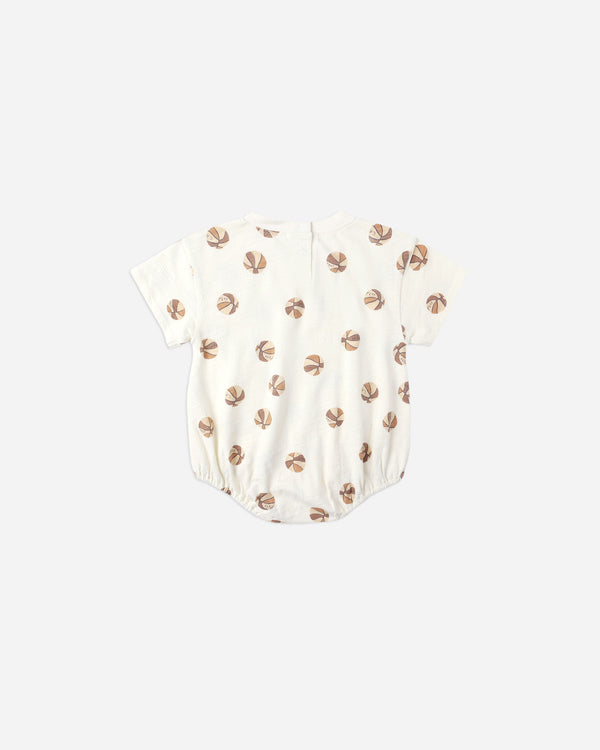 Rylee Cru Relaxed Bubble Romper Basketball
