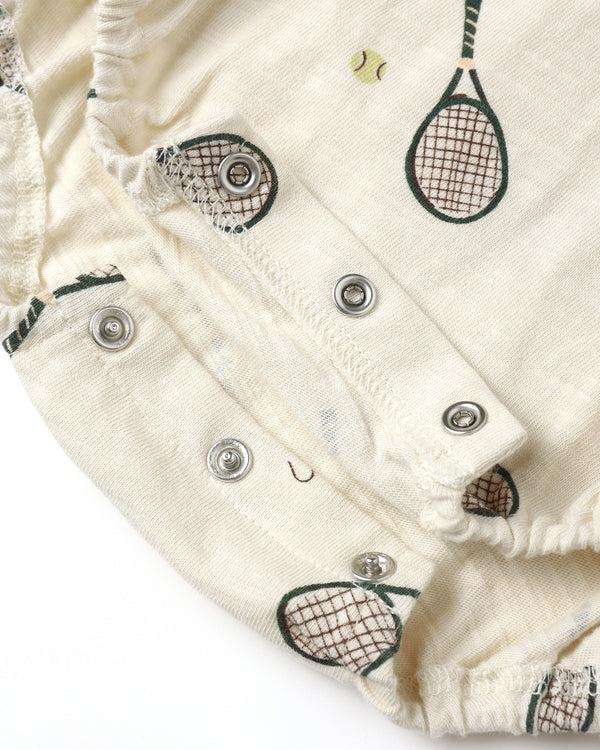 Rylee Cru Relaxed Bubble Romper Tennis