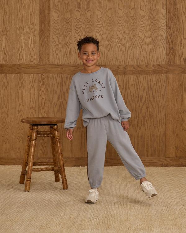 Rylee Cru Relaxed Jogger Dusty Blue