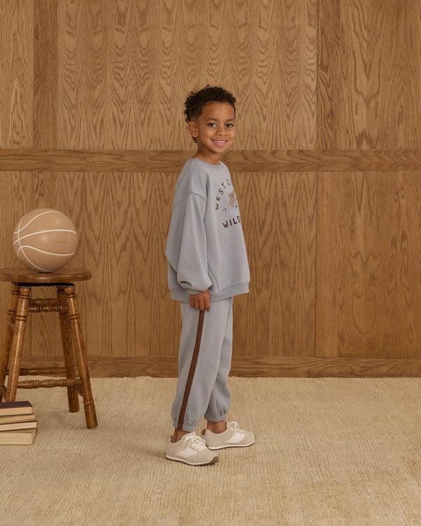 Rylee Cru Relaxed Jogger Dusty Blue