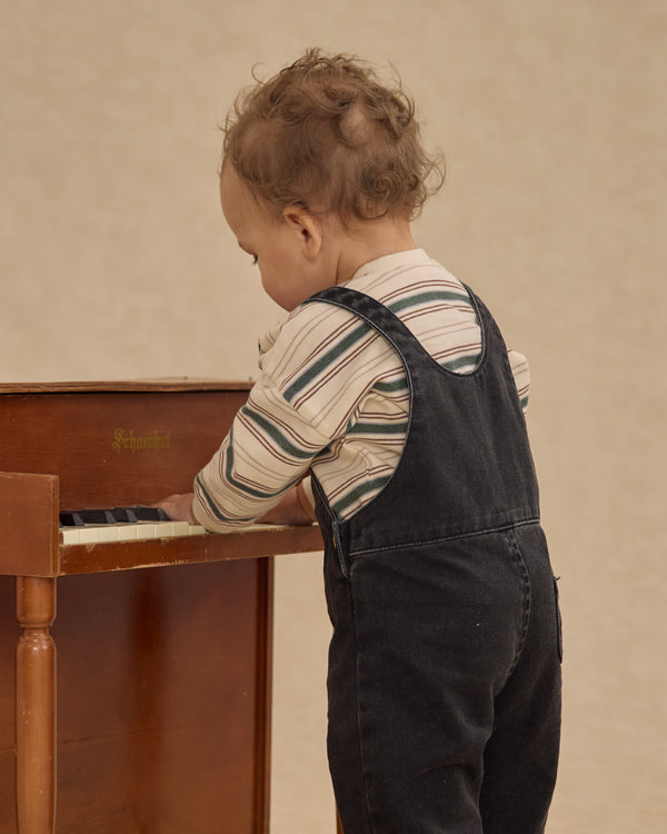 Rylee Cru Relaxed Long Sleeve Tee Retro Stripe