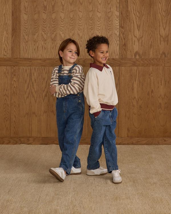 Rylee Cru Relaxed Long Sleeve Tee Vintage Stripe