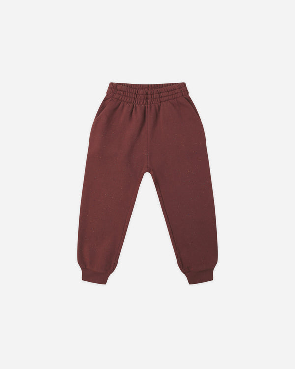 rylee cru Relaxed Sweatpant Burgundy