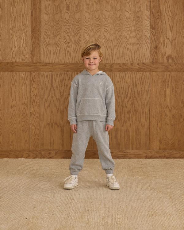 Rylee Cru Relaxed Sweatpant Heathered Grey