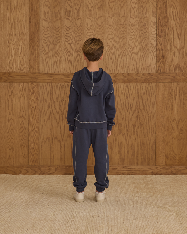 Rylee Cru Relaxed Sweatpant Navy