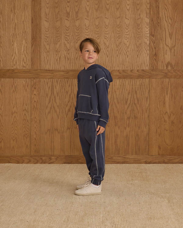 Rylee Cru Relaxed Sweatpant Navy
