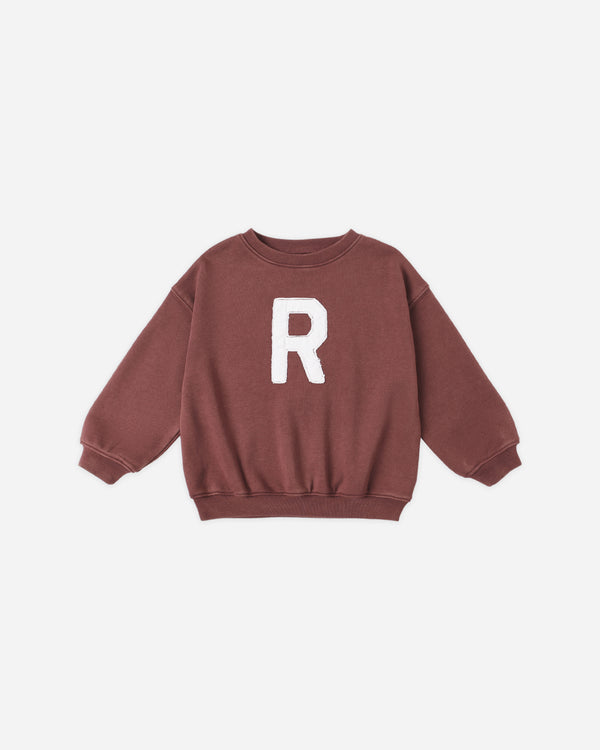 rylee cru Relaxed Sweatshirt Burgundy