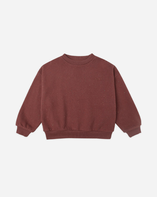 rylee cru Relaxed Sweatshirt Burgundy