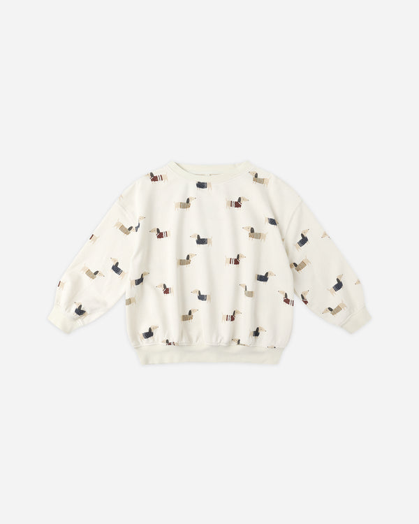 rylee cru Relaxed Sweatshirt Dachshund