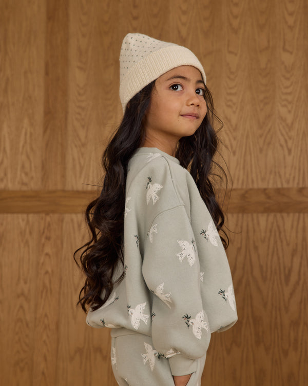 Rylee Cru Relaxed Sweatshirt Doves