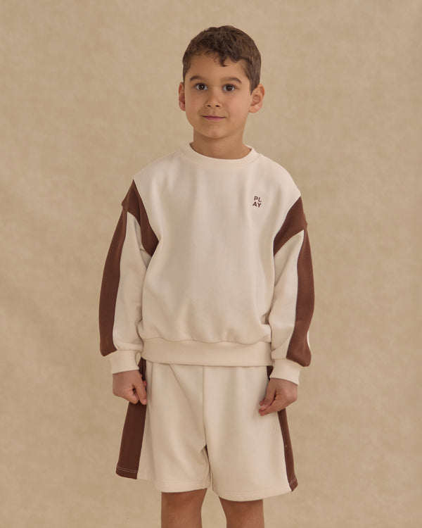 Rylee Cru Relaxed Sweatshirt Natural