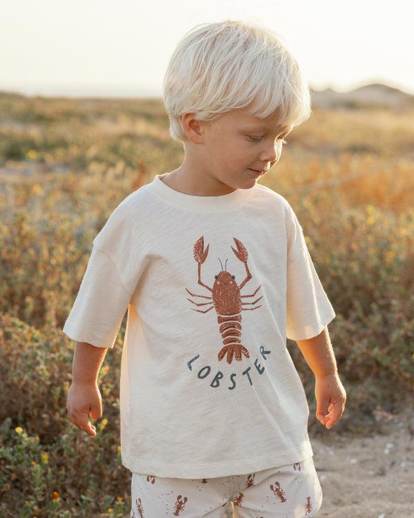 Rylee Cru Relaxed Tee Lobster